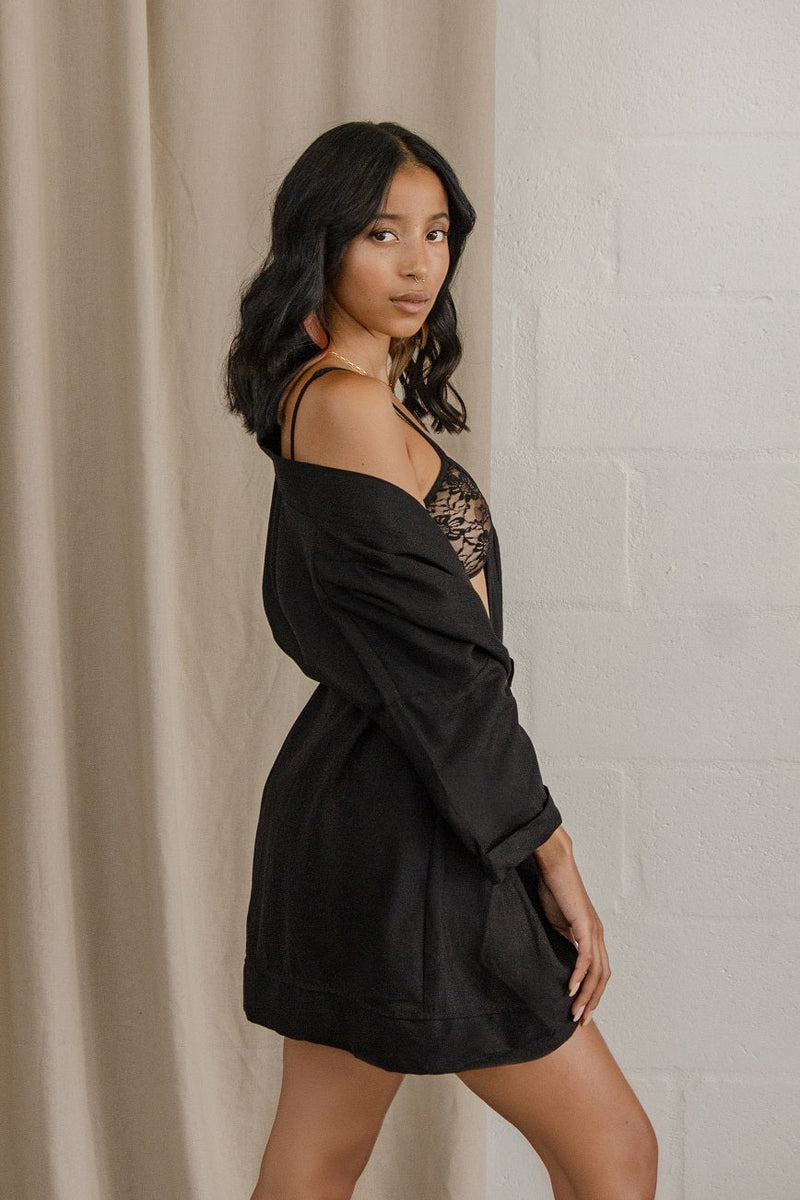 Gabrielle Swimwear - Short Linen Kimono