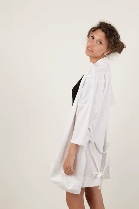 Gabrielle Swimwear - Short Linen Kimono