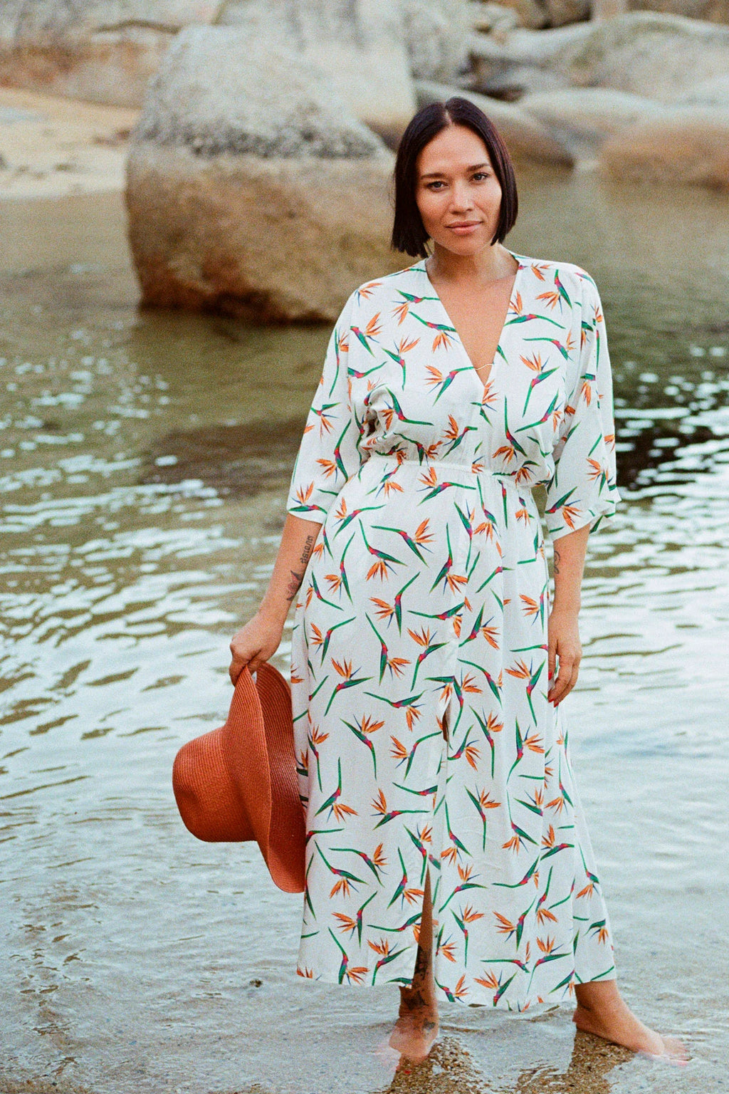Gabrielle Swimwear - Gabrielle Maxi Dress Strelitzia
