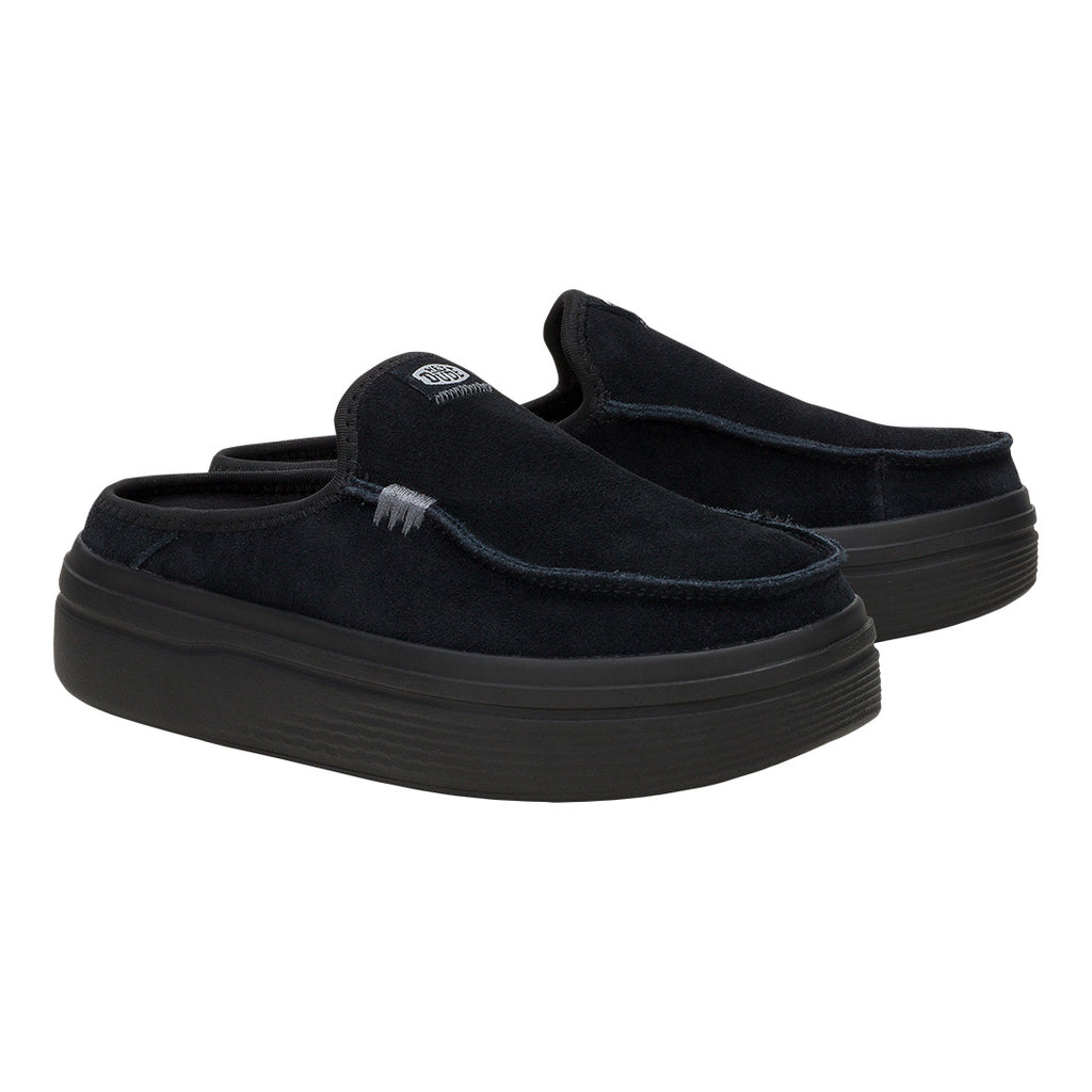 Hey Dude - Austin Lift Classic Slip On Platform Sneaker Womens Black