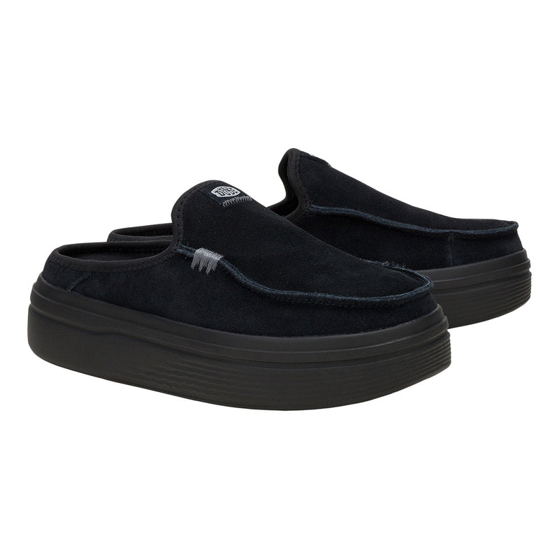 Hey Dude - Austin Lift Classic Slip On Platform Sneaker Womens Black