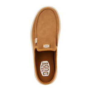 Hey Dude - Austin Lift Classic Slip On Platform Sneaker Womens Tan