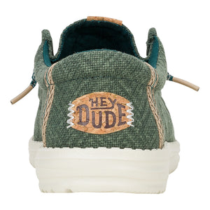 Hey Dude - Wally Jute Mens Shoe Sea Green