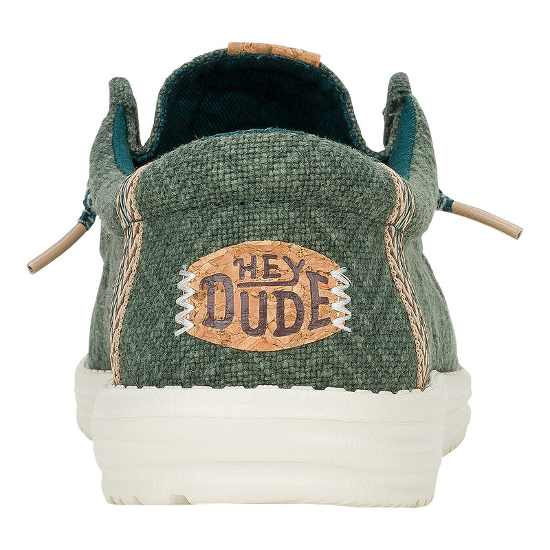 Hey Dude - Wally Jute Mens Shoe Sea Green