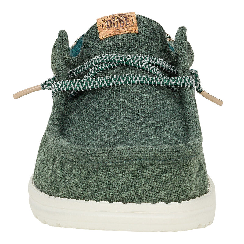 Hey Dude - Wally Jute Mens Shoe Sea Green