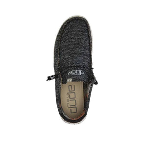 Hey Dude - Wally Sox Moccasin Black White
