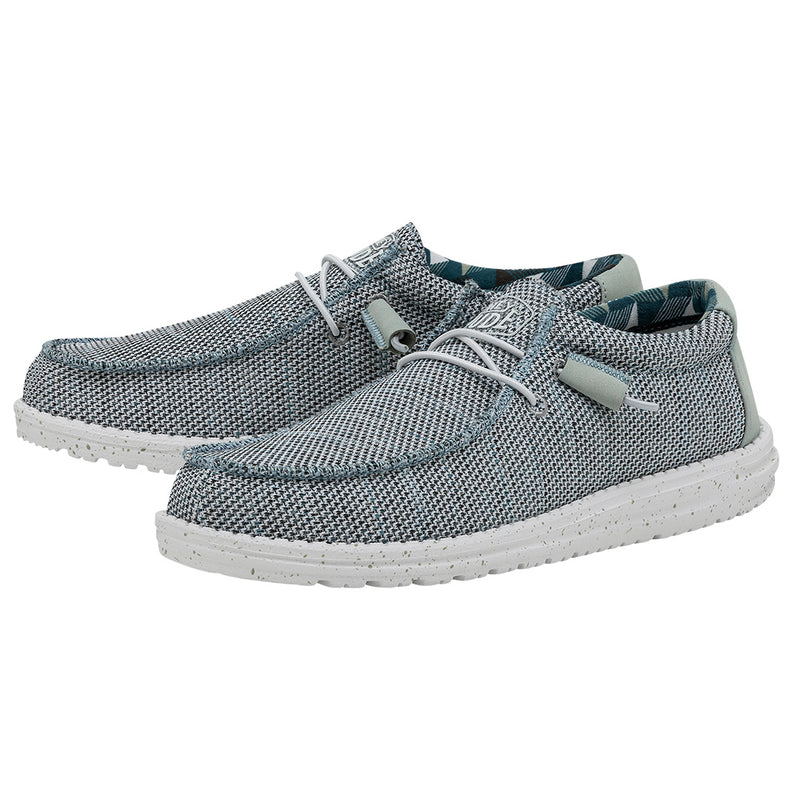 Hey Dude - Wally Sox Mens Slip On Shoe Ice Grey