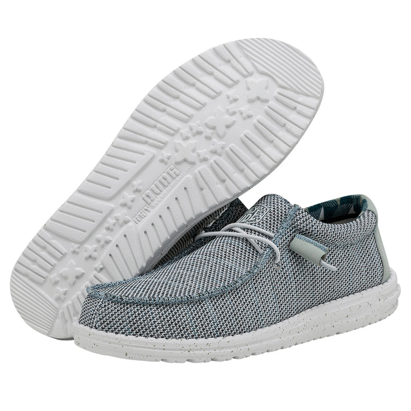 Hey Dude - Wally Sox Mens Slip On Shoe Ice Grey