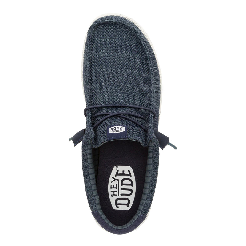 Hey Dude - Wally Stretch Sox Slip On Mens Shoe Navy