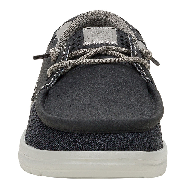 Hey Dude - Welsh Grip Classic Mesh Mens Shoe Black / Storm Grey