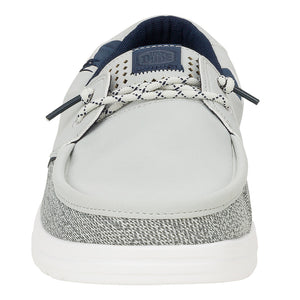 Hey Dude - Welsh Grip Classic Mesh Mens Shoe Storm Grey / Navy Blazer