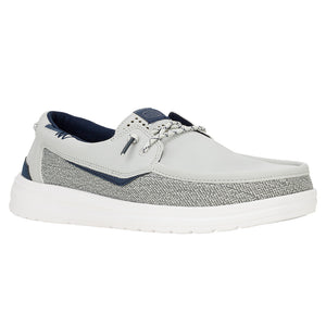 Hey Dude - Welsh Grip Classic Mesh Mens Shoe Storm Grey / Navy Blazer