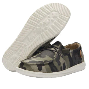 Hey Dude - Wendy Canvas Slip On Shoe Camo