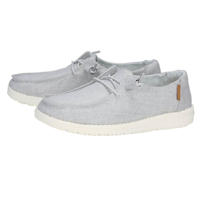 Hey Dude - Wendy Chambray Moccasin Light Grey