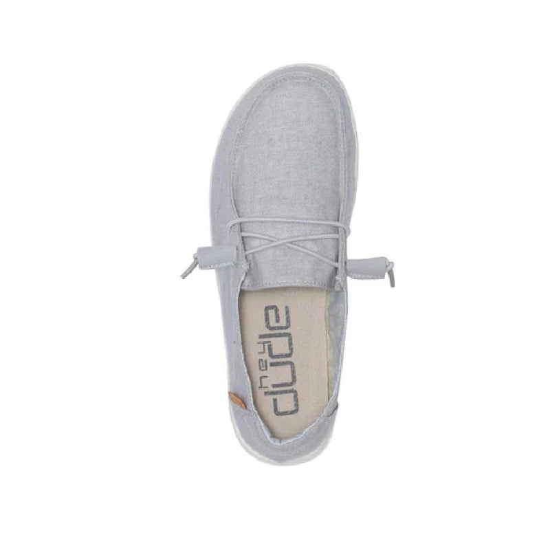Hey Dude - Wendy Chambray Moccasin Light Grey
