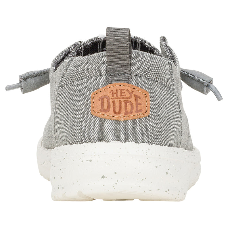 Hey Dude - Wendy Chambray Slip On Shoe Grey