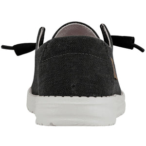 Hey Dude - Wendy Chambray Slip On Shoe Womens Off Black