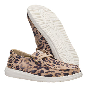 Hey Dude - Wendy Craft Suede Taupe Leopard