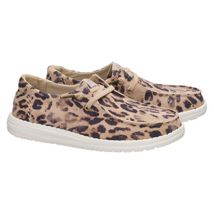 Hey Dude - Wendy Craft Suede Taupe Leopard