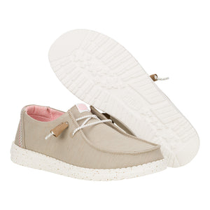 Hey Dude - Wendy Heathered Stretch  Slip On Shoe Womens Quarry