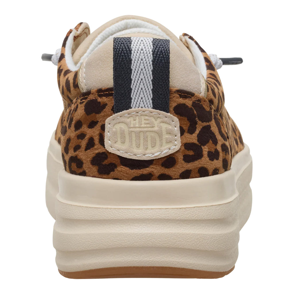 Hey Dude - Wendy Nova Classic Slip On Womens Shoe Tan Leopard