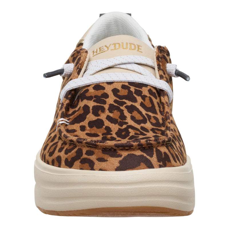 Hey Dude - Wendy Nova Classic Slip On Womens Shoe Tan Leopard