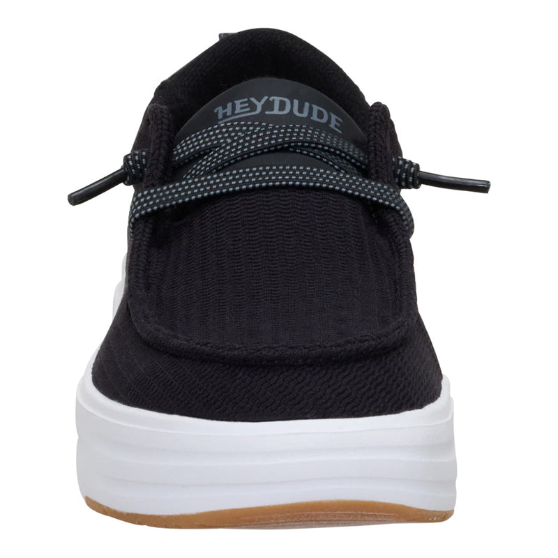 Hey Dude - Wendy Nova Jersey Knit Slip On Womens Shoe Black