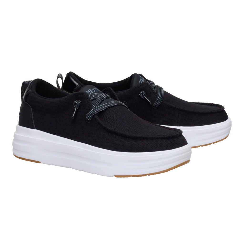 Hey Dude - Wendy Nova Jersey Knit Slip On Womens Shoe Black