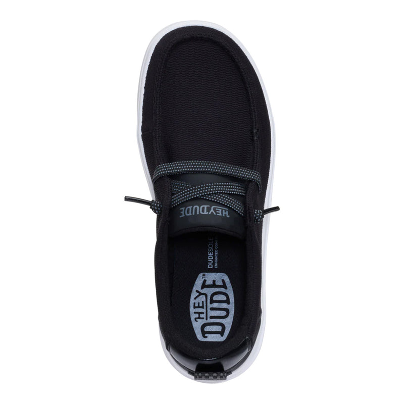 Hey Dude - Wendy Nova Jersey Knit Slip On Womens Shoe Black