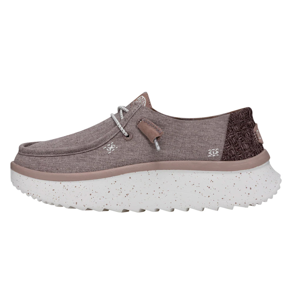 Hey Dude - Wendy Peak Chambray Slip On Womens Shoe Mauve