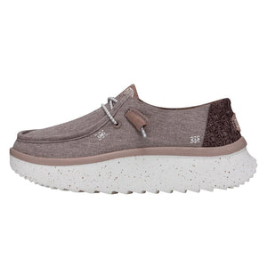 Hey Dude - Wendy Peak Chambray Slip On Womens Shoe Mauve