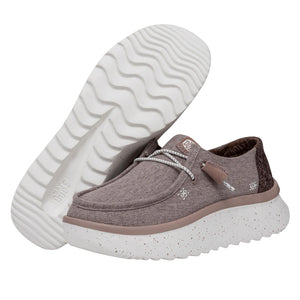 Hey Dude - Wendy Peak Chambray Slip On Womens Shoe Mauve