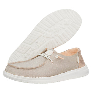 Hey Dude - Wendy Metallic Sparkle Rose Gold