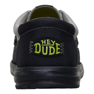 Hey Dude - Wally Guard Slip On Mens Shoe Black / Moon Grey