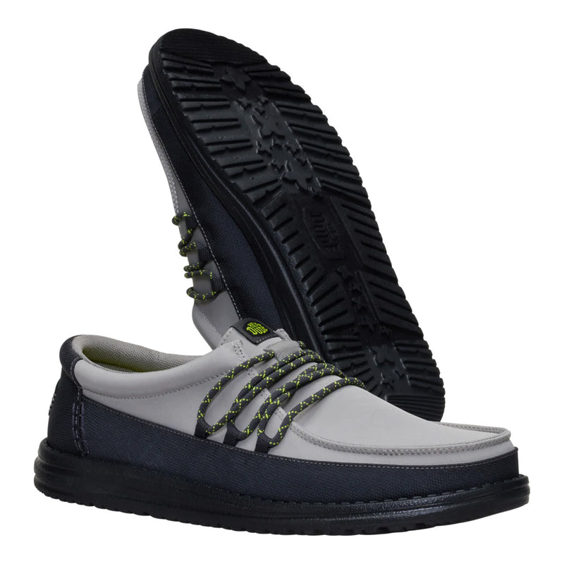 Hey Dude - Wally Guard Slip On Mens Shoe Black / Moon Grey