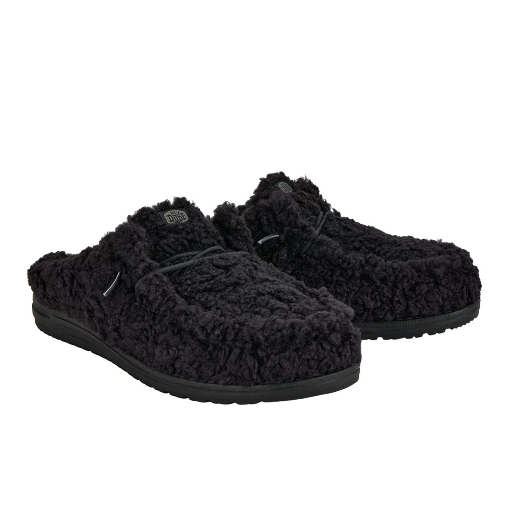 Hey Dude - Wendy Slip On Slipper Womens Black / Black