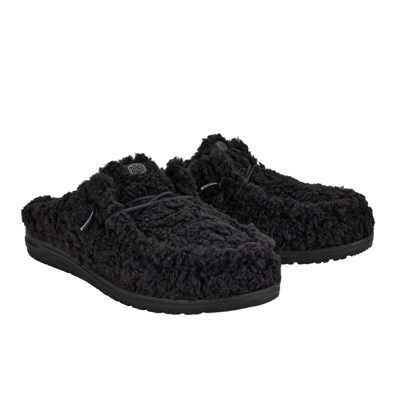 Hey Dude - Wendy Slip On Slipper Womens Black / Black