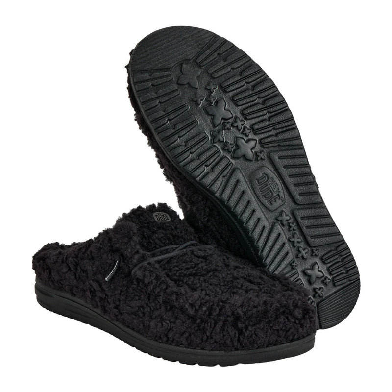 Hey Dude - Wendy Slip On Slipper Womens Black / Black