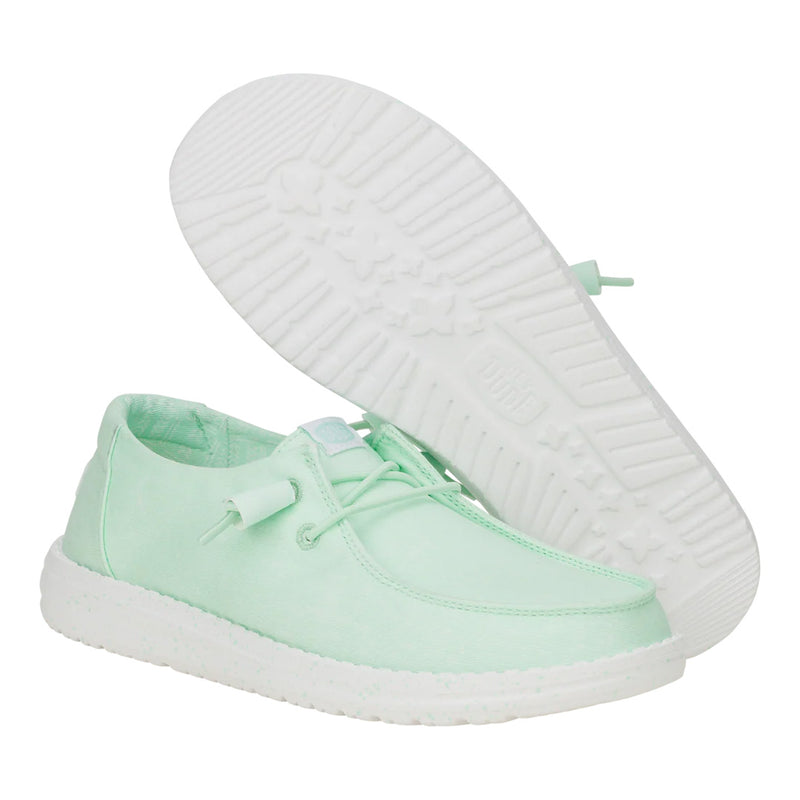 Hey Dude - Wendy Stretch Canvas Slip On Shoe Womens Bay Blue