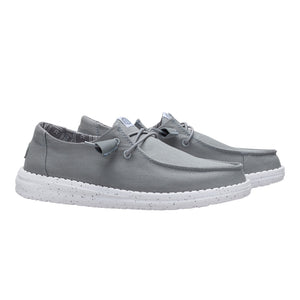 Hey Dude - Wendy Stretch Canvas Slip On Shoe Womens Monument Grey