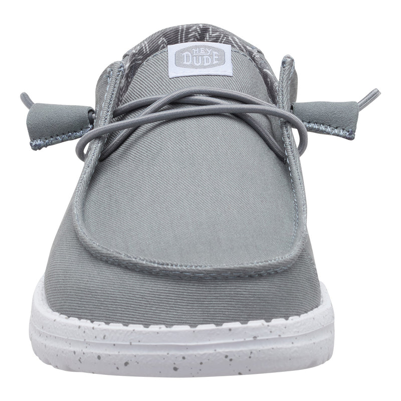 Hey Dude - Wendy Stretch Canvas Slip On Shoe Womens Monument Grey