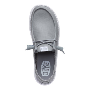 Hey Dude - Wendy Stretch Canvas Slip On Shoe Womens Monument Grey