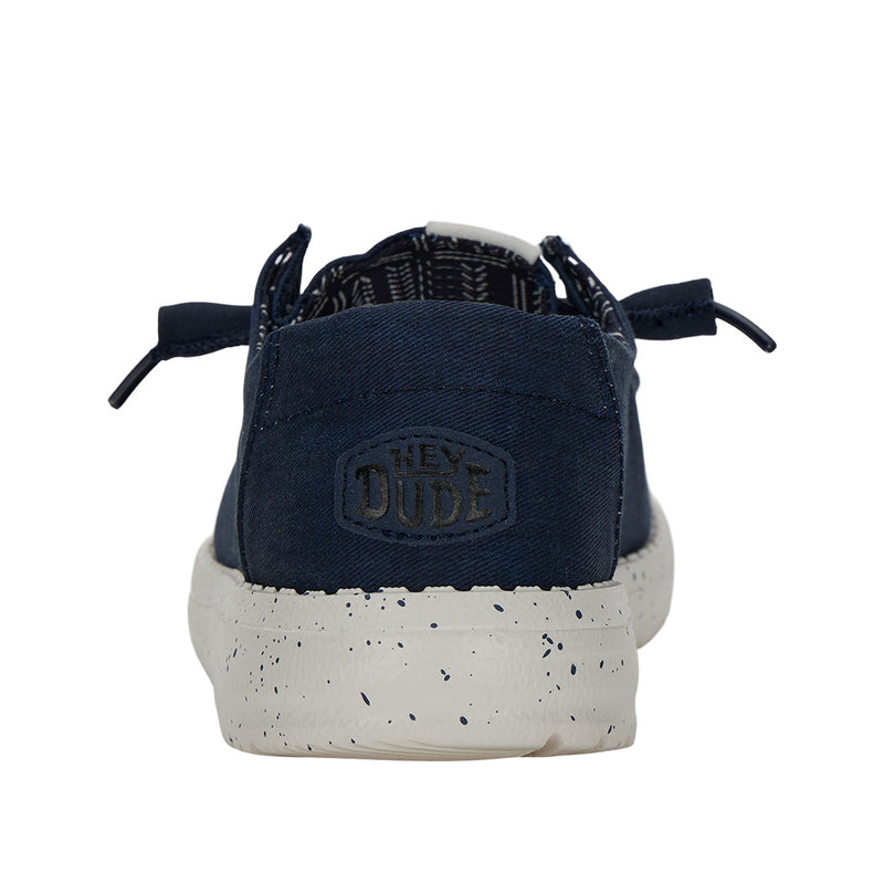 Hey Dude - Wendy Stretch Canvas Slip On Shoe Womens Navy
