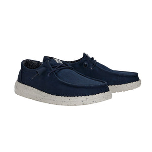 Hey Dude - Wendy Stretch Canvas Slip On Shoe Womens Navy