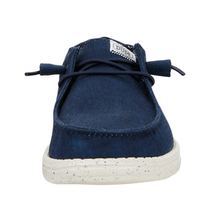 Hey Dude - Wendy Stretch Canvas Slip On Shoe Womens Navy