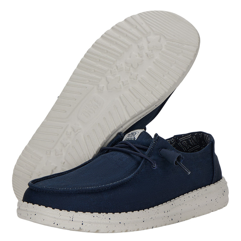 Hey Dude - Wendy Stretch Canvas Slip On Shoe Womens Navy