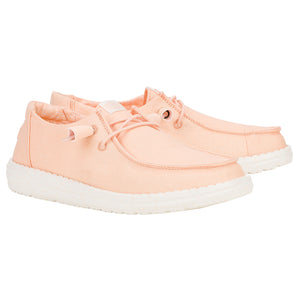 Hey Dude - Wendy Stretch Canvas Slip On Shoe Peach