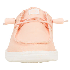 Hey Dude - Wendy Stretch Canvas Slip On Shoe Peach