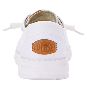 Hey Dude - Wendy Stretch Canvas Slip On Shoe White