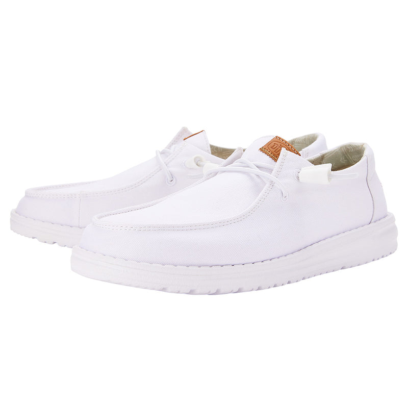 Hey Dude - Wendy Stretch Canvas Slip On Shoe White